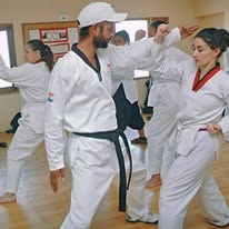 Taekwondo self-defense techniques for every one