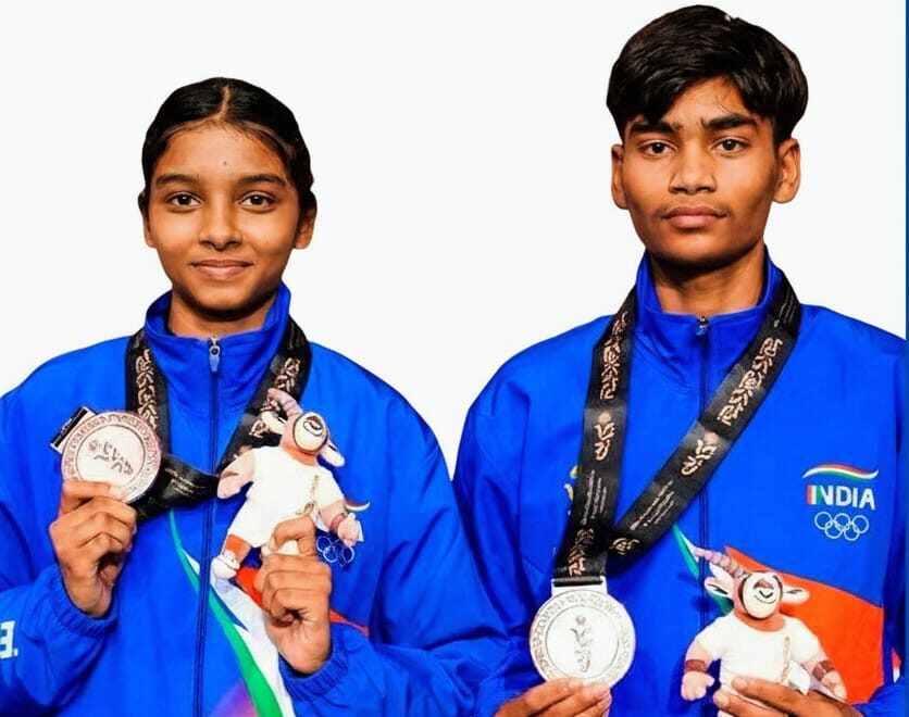 Taekwondo medal winners at Asian Youth Games 2025 in Bahrain