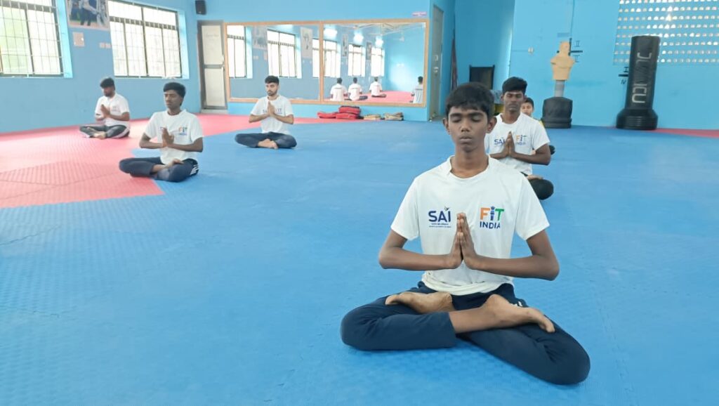 Meditation and rest supporting mental recovery in Taekwondo training